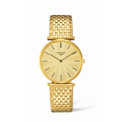 Longines La Grande Classique Quartz 37 Sarı, referans L4.766.2.42.8
