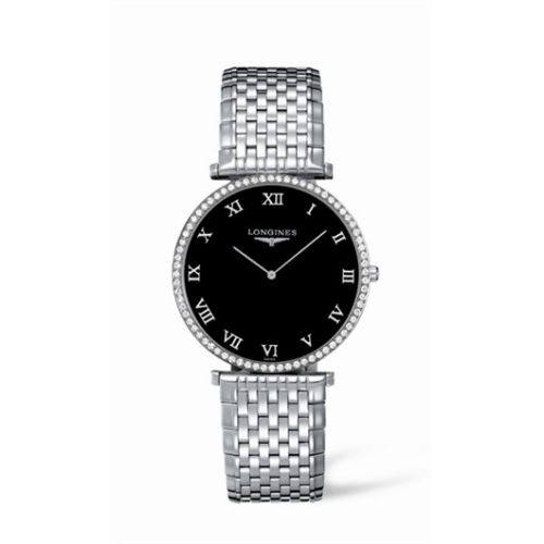 Longines La Grande Classique 37 Quartz Elmas Bezel, referans L4.770.0.51.6