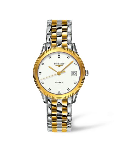 Flagship 35.6 Automatic Two Tone Beyaz Elmas