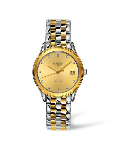 Flagship 35.6 Automatic Two Tone Champagne Elmas