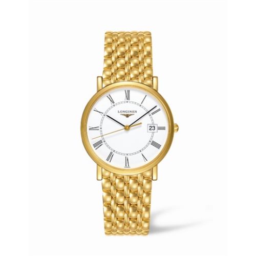 Longines Presence 34 Quartz Altın, referans L4.777.6.11.6