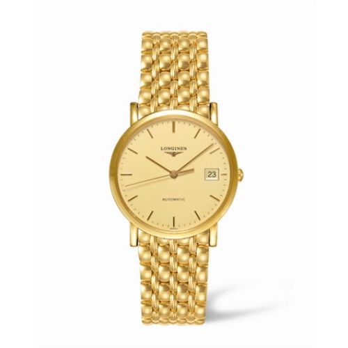 Longines Presence 34.5 Automatic Altın, referans L4.778.6.32.6