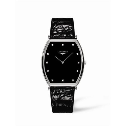 Longines La Grande Classique Tonneau 35 Stainless Steel, reference L4.786.4.58.4