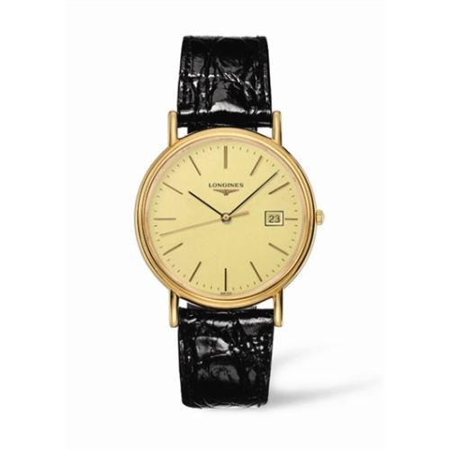 Longines Presence 38.5 Quartz PVD Altın / Champagne, referans L4.790.2.32.2