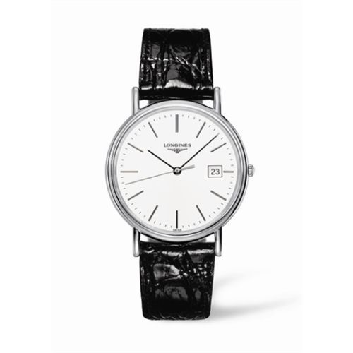 Longines Presence 38.5 Quartz Paslanmaz Çelik / Beyaz, referans L4.790.4.12.2
