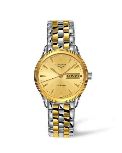 Longines Flagship 35.6 Day Date Two Tone, referans L4.799.3.32.7