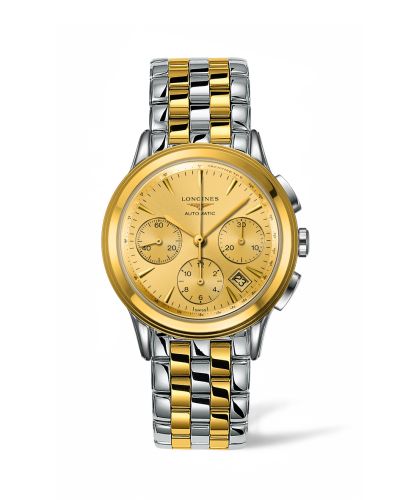 Longines Flagship Chronograph Two Tone 39mm, referans L4.803.3.32.7