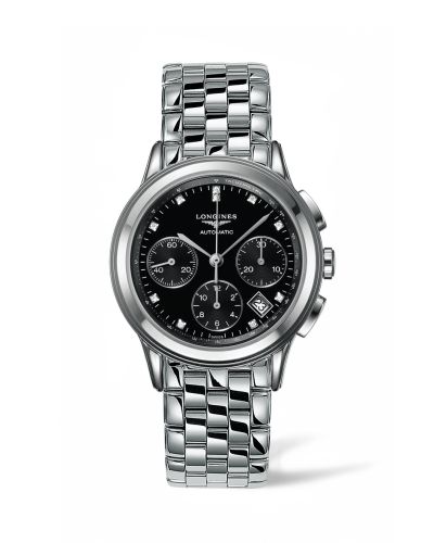 Longines Flagship Chronograph Siyah Elmas 39mm, referans L4.803.4.57.6