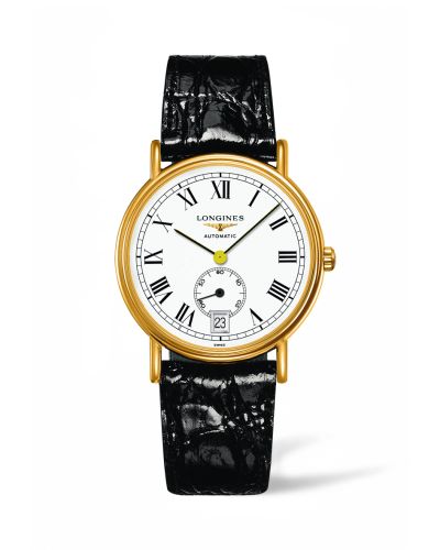 Longines Presence 38.5 Automatic Küçük Saniye Sarı, referans L4.805.2.11.2