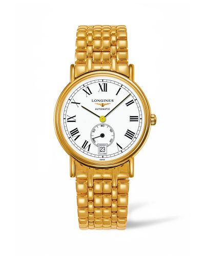 Longines Presence 38.5 Automatic Küçük Saniye Sarı, referans L4.805.2.11.8