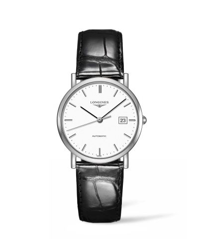 Elegant Collection 34.5 Automatic Paslanmaz Çelik / Beyaz / Kayış