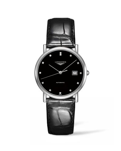 Elegant Collection 34.5 Automatic Paslanmaz Çelik / Siyah / Kayış
