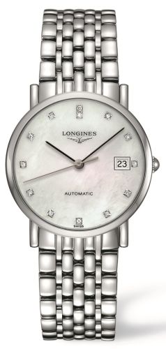 Longines Elegant Collection 34.5 Automatic Paslanmaz Çelik / MOP / Bilezik, referans L4.809.4.87.6