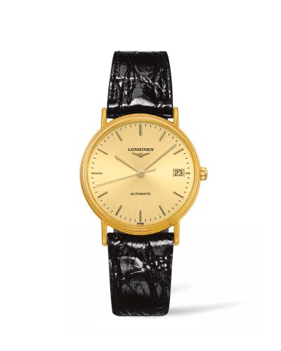 Longines Presence Automatic 34.5mm Paslanmaz Çelik / PVD Altın / Champagne, referans L4.821.2.32.2