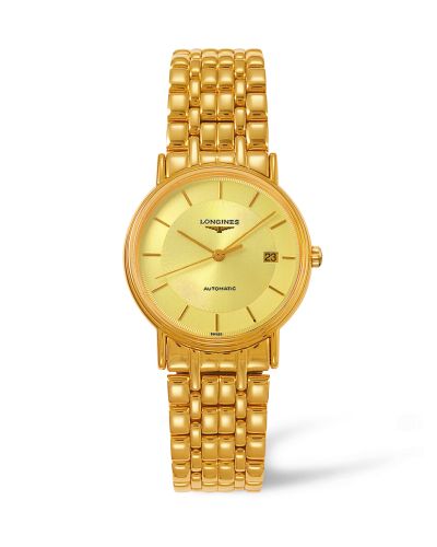 Longines Presence 34.5 Automatic Sarı, referans L4.821.2.42.8