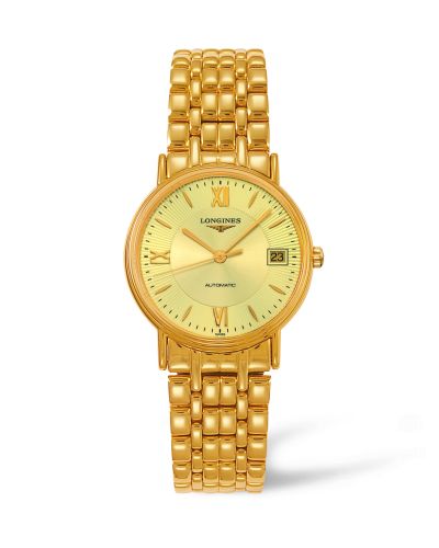 Longines Presence 34.5 Automatic Sarı, referans L4.821.2.45.8