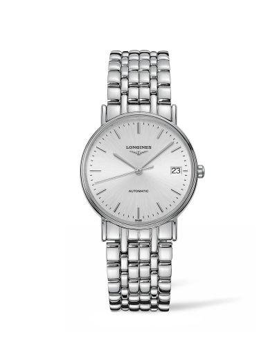 Longines Presence Automatic 34.5mm Paslanmaz Çelik / Gümüş / Bilezik, referans L4.821.4.72.6
