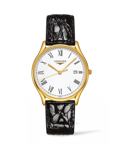 Longines Lyre Quartz 38.5mm PVD Gold / Roman, reference L4.859.2.11.2