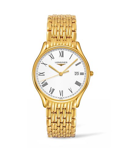 Longines Lyre Quartz 38.5mm PVD Gold / Roman / Bracelet, reference L4.859.2.11.8