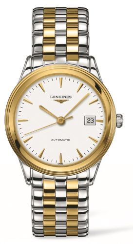 Longines Flagship 38.5 Two Tone / Beyaz, referans L4.874.3.22.7