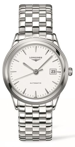 Longines Flagship 38.5 Beyaz / Bilezik, referans L4.874.4.12.6