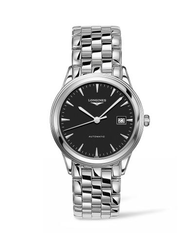 Longines Flagship 38.5 Siyah / Bilezik, referans L4.874.4.52.6