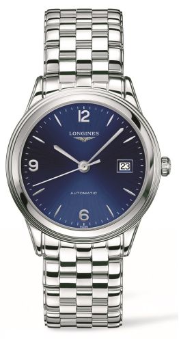 Longines Flagship 38.5 Mavi / Bilezik, referans L4.874.4.96.6