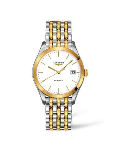 Longines La Grande Classique Automatic 36 Stainless Steel / Yellow Gold PVD / White, reference L4.898.3.12.7