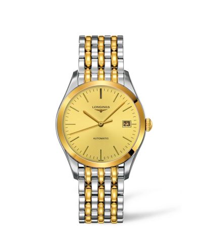 Longines La Grande Classique Automatic 36 Stainless Steel / Yellow Gold PVD / Champagne, reference L4.898.3.32.7