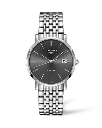 Longines Elegant Collection Automatic 39 Paslanmaz Çelik / Gri / Bilezik, referans L4.910.4.72.6