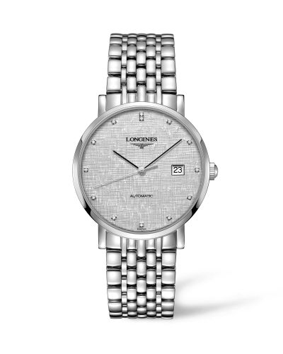 Longines Elegant Collection Automatic 39 Paslanmaz Çelik / Gümüş/ Bilezik, referans L4.910.4.77.6