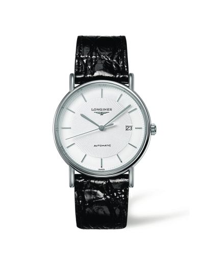 Longines Presence 38.5 Automatic Stainless Steel / White / Strap, reference L4.921.4.18.2