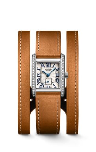 Mini DolceVita 21.5 Quartz Paslanmaz Çelik - Elmas / Gümüş / Triple Cuff Kahverengi XS