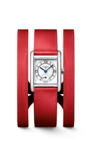 Longines Mini Dolce Vita 21.5 Quartz Stainless Steel / Silver / Triple Cuff Red XS, reference L5.200.4.75.3