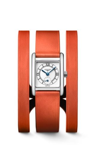 Longines Mini Dolce Vita 21.5 Quartz Stainless Steel / Silver / Triple Cuff Brown, reference L5.200.4.75.8