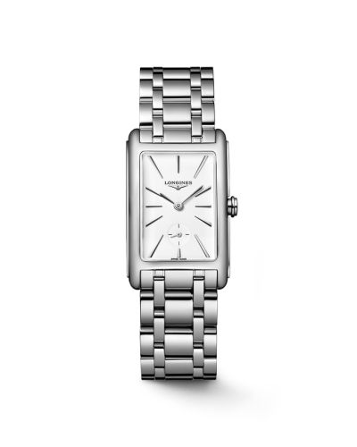 Longines DolceVita 23 Quartz Paslanmaz Çelik / Beyaz / Bilezik, referans L5.512.4.11.6