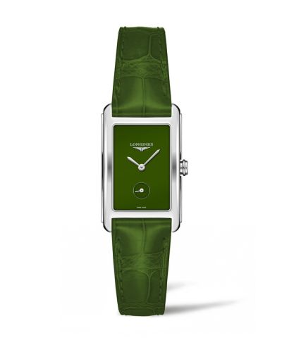 Longines DolceVita 23 Quartz Paslanmaz Çelik / Yeşil, referans L5.512.4.60.2