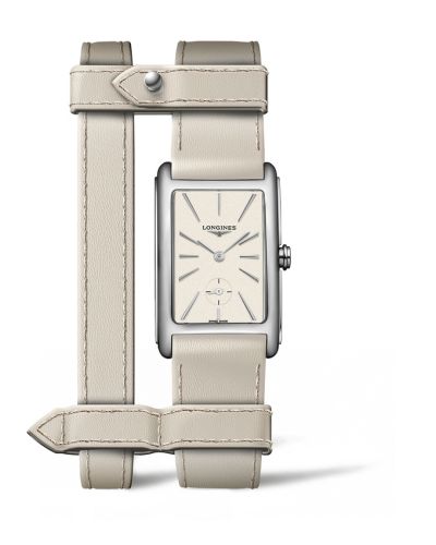 Longines DolceVita 23 Quartz Paslanmaz Çelik / Beige / Yvy Leather, referans L5.512.4.79.2