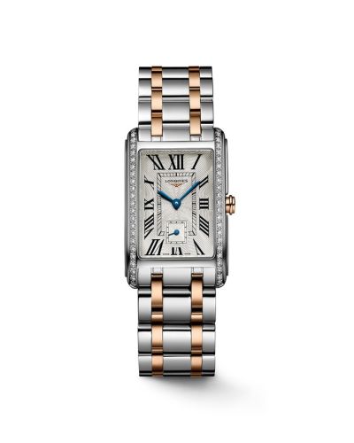 Longines DolceVita 23 Quartz Paslanmaz Çelik - Pembe Altın Altın - Elmas / Gümüş - Roman / Bilezik, referans L5.512.5.79.7