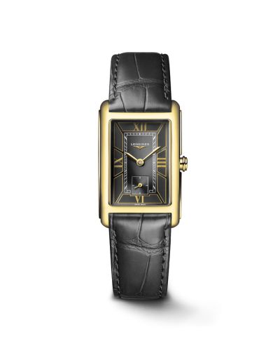 Longines DolceVita 23 Quartz Sarı Altın / Gri, referans L5.512.6.75.2