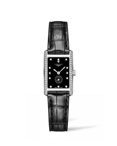 Longines DolceVita 20.5 Quartz Stainless Steel / Diamond / Black, reference L5.255.0.57.0
