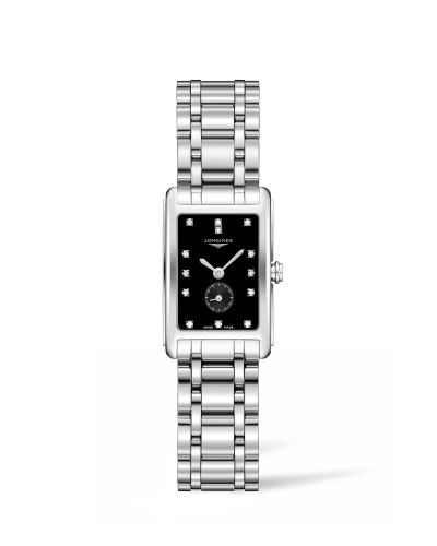 Longines DolceVita 20.5 Quartz Stainless Steel / Black / Bracelet, reference L5.255.4.57.6
