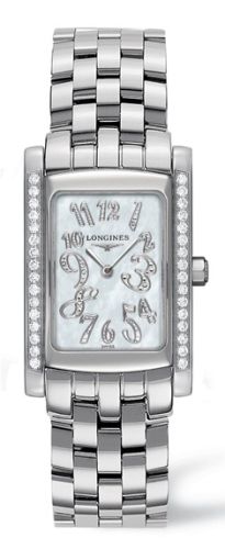 Longines DolceVita 22 Quartz Stainless Steel Diamond MOP, reference L5.502.0.97.6