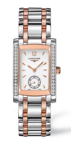 Longines DolceVita 22 Quartz Two Tone Pink Diamond, reference L5.502.5.19.7