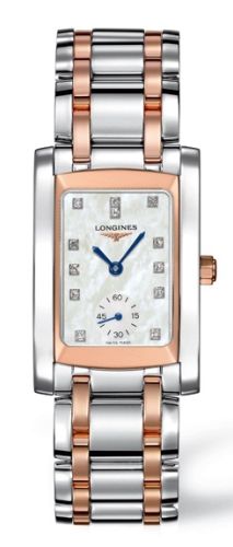 Longines DolceVita 22 Quartz Two Tone Pembe, referans L5.502.5.88.7