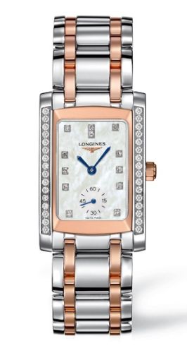 Longines DolceVita 22 Quartz Two Tone Pembe Elmas, referans L5.502.5.89.7