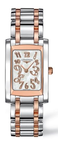 Longines DolceVita 22 Quartz Two Tone Pembe, referans L5.502.5.97.7