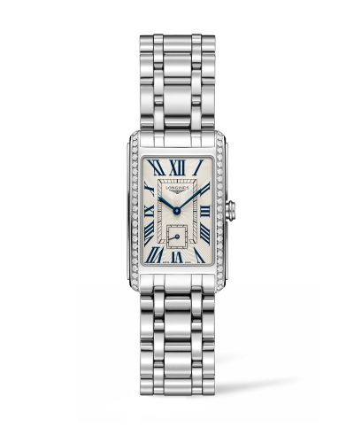 Longines DolceVita 23 Quartz Paslanmaz Çelik / Elmas / Gümüş / Bilezik, referans L5.512.0.71.6