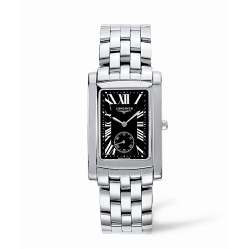 Longines DolceVita 26 Quartz Paslanmaz Çelik Siyah Roman, referans L5.655.4.79.6