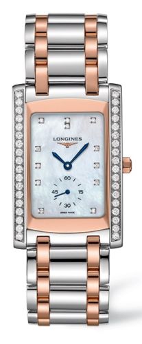 Longines DolceVita 22 Quartz Two Tone Pembe Elmas, referans L5.655.5.89.7
